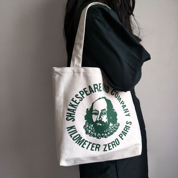 fashion version casual shoulder hand-held canvas bags literature and art around shakespeare bookstore tote bag
fashion version casual shoulder hand-held canvas bags literature and art around shakespeare bookstore tote bag