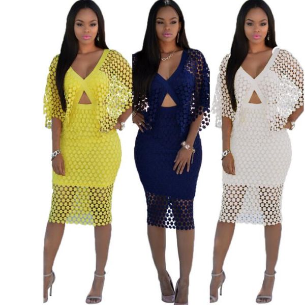 sexy nightclub summer lace cape dress v neck cape sleeves night party dresses slim curve lady women casual dresses, Black;gray
sexy nightclub summer lace cape dress v neck cape sleeves night party dresses slim curve lady women casual dresses, Black;gray