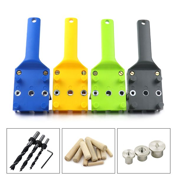 woodworking self-centering doweling jig 6/8/10mm pocket hole jig wood dowel joints puncher drill guide for carpentry tools
woodworking self-centering doweling jig 6/8/10mm pocket hole jig wood dowel joints puncher drill guide for carpentry tools