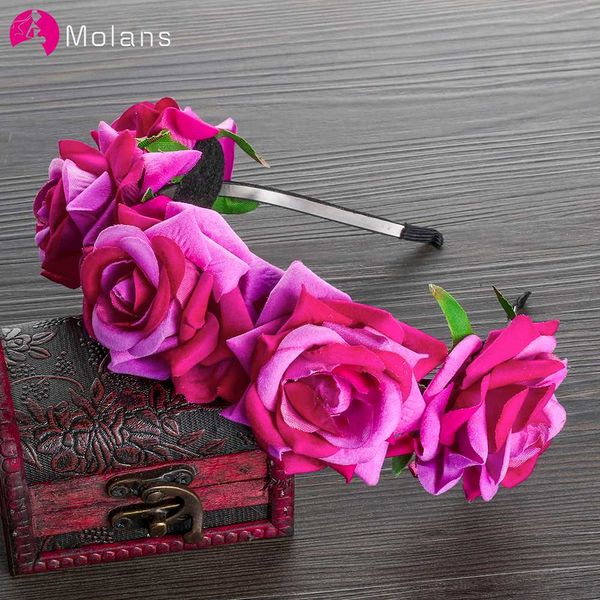 molans girl chic rose flower headband fabric floral theme portraits women floral headwear handmade festival flower headpiece
molans girl chic rose flower headband fabric floral theme portraits women floral headwear handmade festival flower headpiece