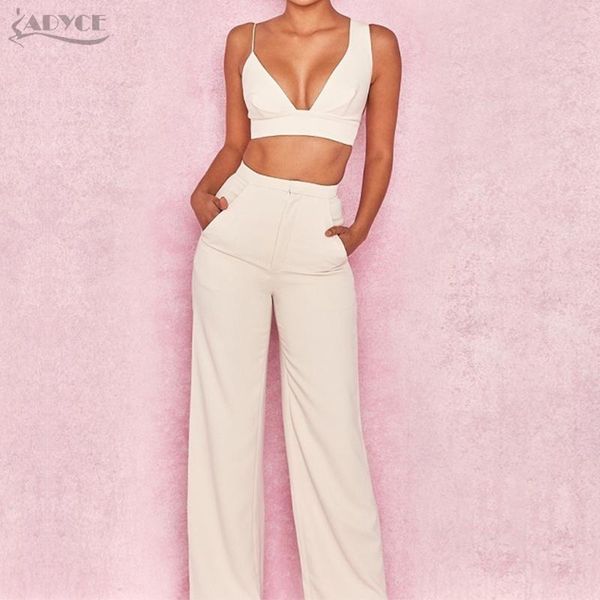 adyce 2018 fashion women summer sets &pant 2 two pieces full length back zipper night out celebrity evening party women sets, White
adyce 2018 fashion women summer sets &pant 2 two pieces full length back zipper night out celebrity evening party women sets, White