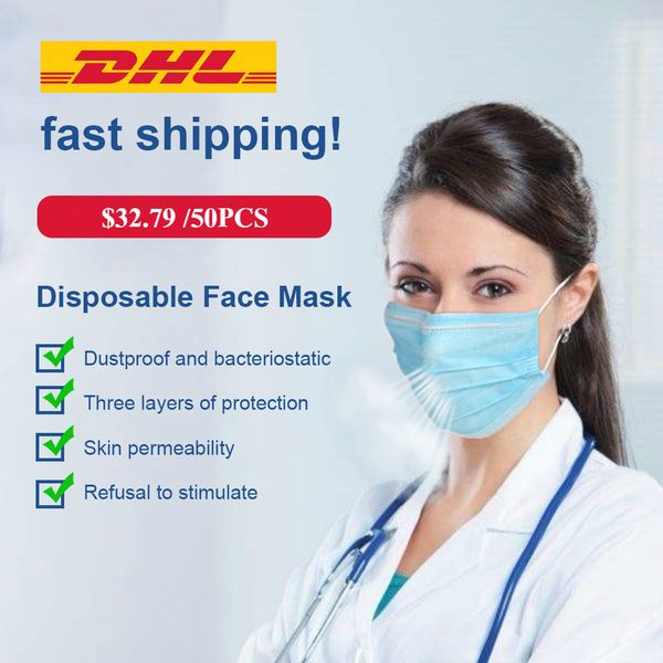 50pcs 3-ply disposable dustproof face masks anti dust pm2.5 breathing earloop flu safety mask care elastic dhl ing
50pcs 3-ply disposable dustproof face masks anti dust pm2.5 breathing earloop flu safety mask care elastic dhl ing