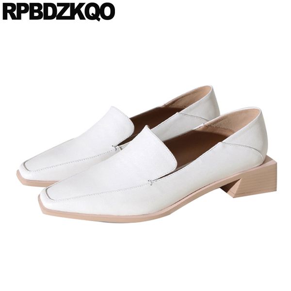 2019 genuine leather square toe slip on chunky black beige women shoes italian size 4 34 thick pumps low heels
2019 genuine leather square toe slip on chunky black beige women shoes italian size 4 34 thick pumps low heels