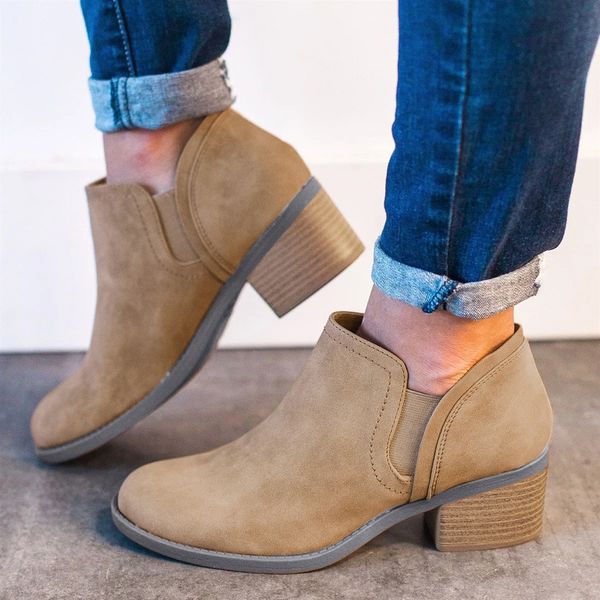 boots women ladies autumn winter fashion casual round toe solid single shoes riding equestrian short boots bottes femme, Black
boots women ladies autumn winter fashion casual round toe solid single shoes riding equestrian short boots bottes femme, Black