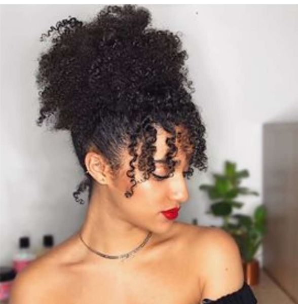 kinky curly ponytail hair extension natural pony tail hairstyle brazilian hair clip in drawstring kinky ponytail with bang 120g 10-22inch, Black
kinky curly ponytail hair extension natural pony tail hairstyle brazilian hair clip in drawstring kinky ponytail with bang 120g 10-22inch, Black
