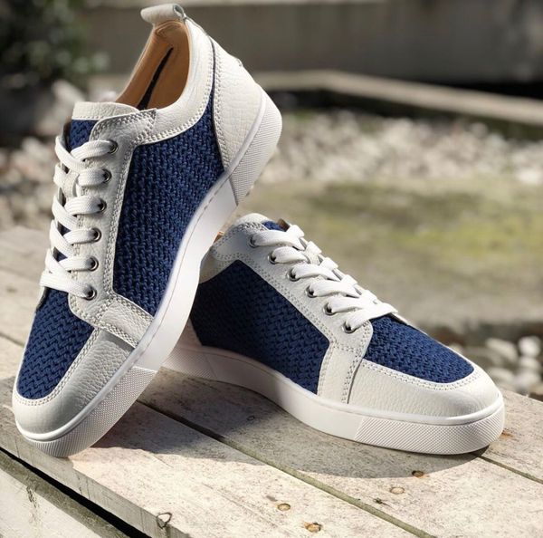 spring summer men's sports sneakers red bottom spiked flats,mesh backed beige woven cotton red soles orlato rantulow trainers, Black
spring summer men's sports sneakers red bottom spiked flats,mesh backed beige woven cotton red soles orlato rantulow trainers, Black