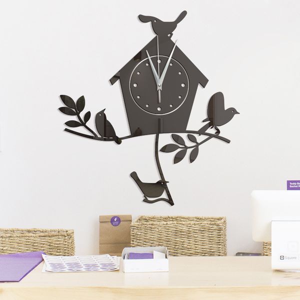 2018 novelty mascot bird wall clock 3d diy wall sticker cartoon bird style vinyl real clocks home decor children gift 60046
2018 novelty mascot bird wall clock 3d diy wall sticker cartoon bird style vinyl real clocks home decor children gift 60046