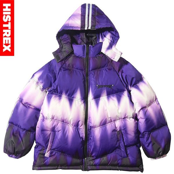 2020 hip hop hooded jacket parka stripe reflective puffer jacket streetwear men windbreaker harajuku winter padded coat, Black
2020 hip hop hooded jacket parka stripe reflective puffer jacket streetwear men windbreaker harajuku winter padded coat, Black