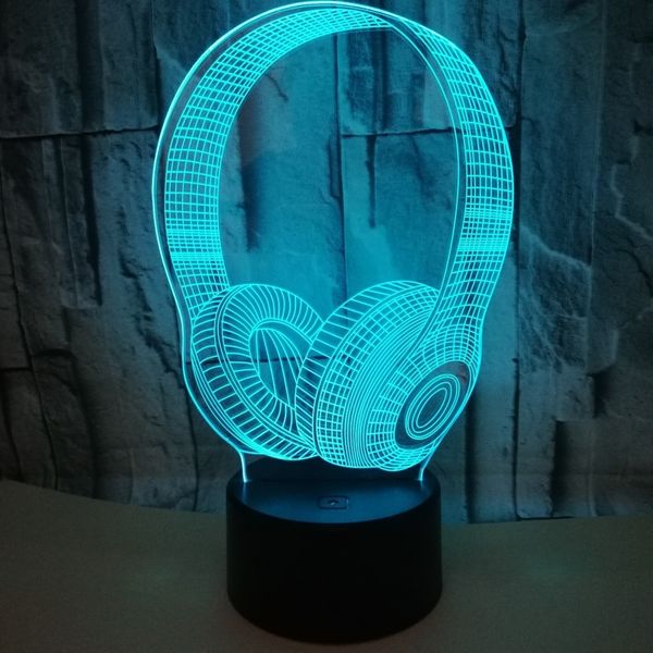 new pattern headset colorful 3d lamp led gradual change small night-light touch switch remote control 3d vision three-dimensional lamp
new pattern headset colorful 3d lamp led gradual change small night-light touch switch remote control 3d vision three-dimensional lamp