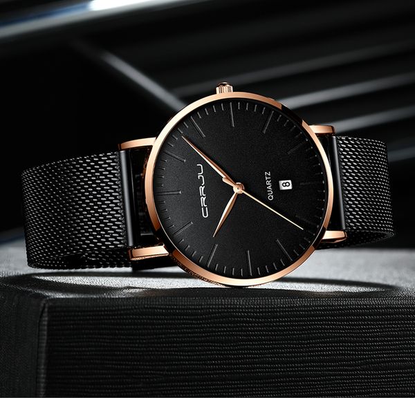 2020 men's watches luxury brand crrju mens quartz watches men business male clock gentleman casual fashion wrist watch, Slivery;brown
2020 men's watches luxury brand crrju mens quartz watches men business male clock gentleman casual fashion wrist watch, Slivery;brown