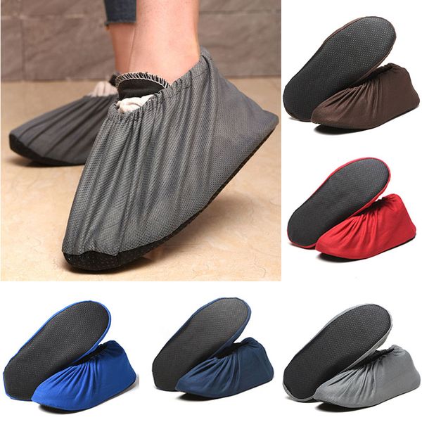women reusable cleaning household outdoor shoes protector cover shoe covers non-slip for men women washable keep floor carpet, White;pink
women reusable cleaning household outdoor shoes protector cover shoe covers non-slip for men women washable keep floor carpet, White;pink