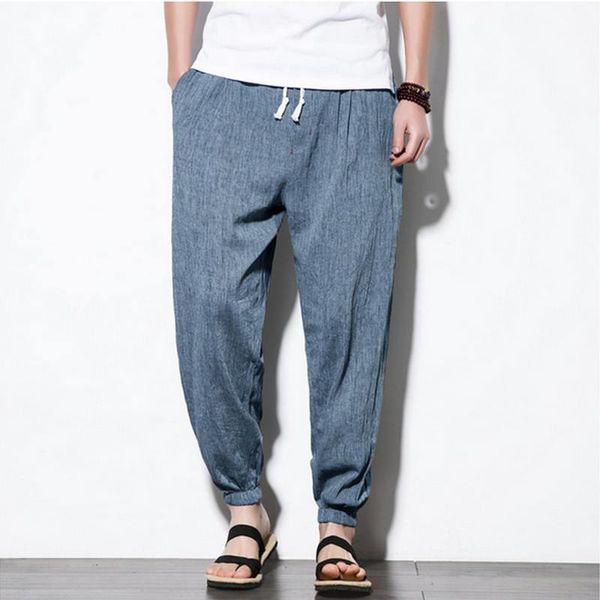 2019 cotton linen casual harem pants men jogger pants men fitness trousers male chinese traditional style harajuku, Black
2019 cotton linen casual harem pants men jogger pants men fitness trousers male chinese traditional style harajuku, Black