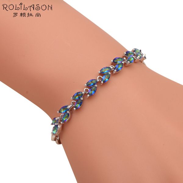 noble jewelry mystic zircon leaves design silver charm bracelets for ladies fashion jewelry for anniversary & party tb926, Golden;silver
noble jewelry mystic zircon leaves design silver charm bracelets for ladies fashion jewelry for anniversary & party tb926, Golden;silver