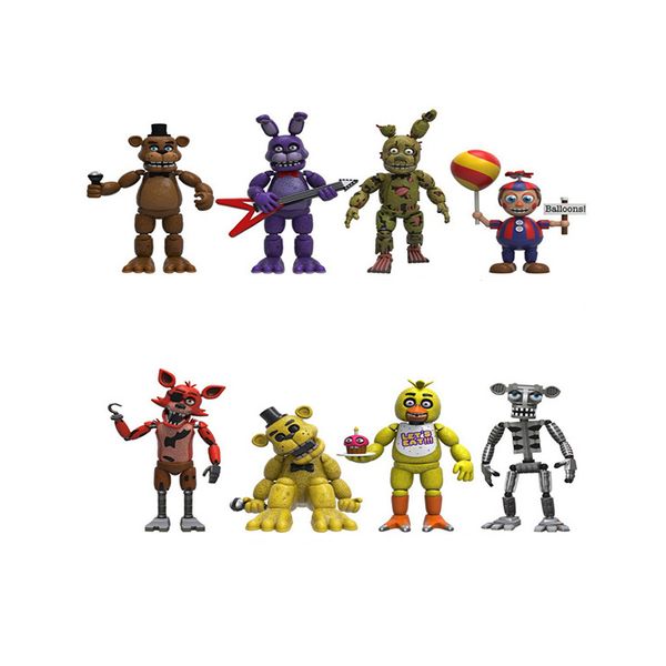 the teddy bear's five-night harem game is surrounded by a set of 4 hand-made doll children's toy gifts
the teddy bear's five-night harem game is surrounded by a set of 4 hand-made doll children's toy gifts