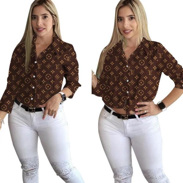 европа и америка топ дизайнер женские рубашки письмо печать с длинным рукавом мы lv рубашки способа ранней весной модный бренд женской одежд, White
европа и америка топ дизайнер женские рубашки письмо печать с длинным рукавом мы lv рубашки способа ранней весной модный бренд женской одежд, White