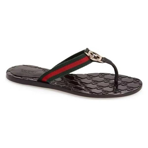 luxury women leather slippers flip flops designer slippers metal chains summer sandals beach shoes fashion slippers with box, Black
luxury women leather slippers flip flops designer slippers metal chains summer sandals beach shoes fashion slippers with box, Black