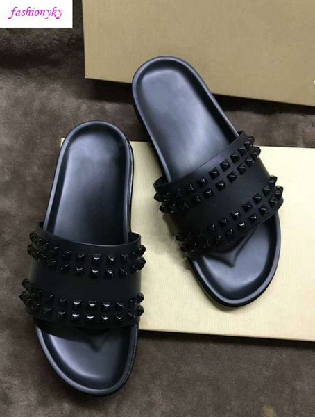 donna studded red bottom slippers designer red bottoms shoes men rivet junior spikes flatslipperswith box, Black
donna studded red bottom slippers designer red bottoms shoes men rivet junior spikes flatslipperswith box, Black