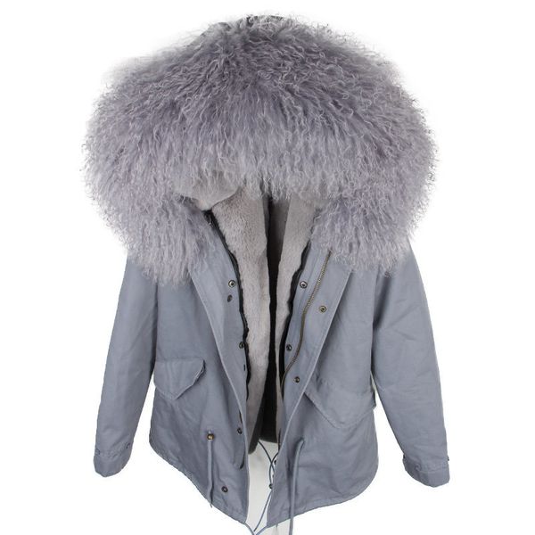 fashion women's parker natural lambs wool fur big fur collar fur coat warm winter jacket coat women's clothing, Black
fashion women's parker natural lambs wool fur big fur collar fur coat warm winter jacket coat women's clothing, Black