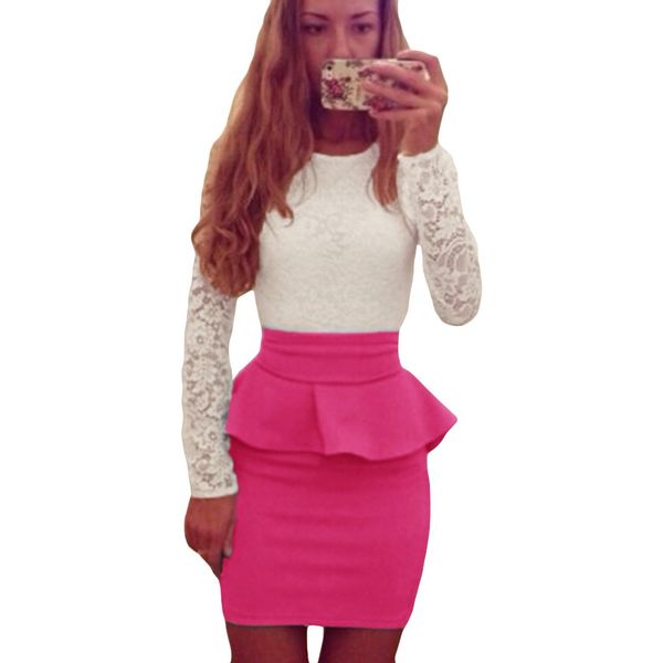 women bandage bodycon dress lace splice peplum waist round neck long sleeve evening g7538ro-3xl, Black;gray
women bandage bodycon dress lace splice peplum waist round neck long sleeve evening g7538ro-3xl, Black;gray