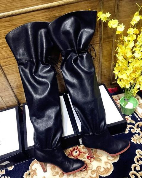 womens leisure fashion boots luxury designer real leather lady high heels boot 35-40, Black
womens leisure fashion boots luxury designer real leather lady high heels boot 35-40, Black