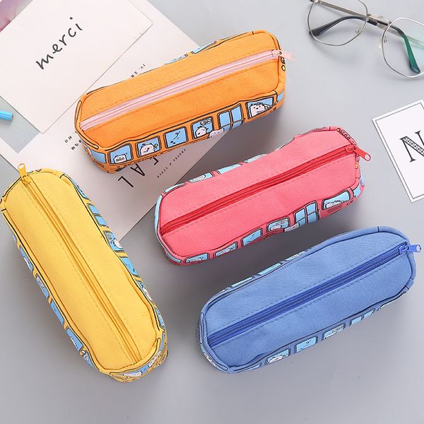 xgz 4pcs stereo bus school bus student stationery pencil bag pencil box men and women canvas stationery
xgz 4pcs stereo bus school bus student stationery pencil bag pencil box men and women canvas stationery