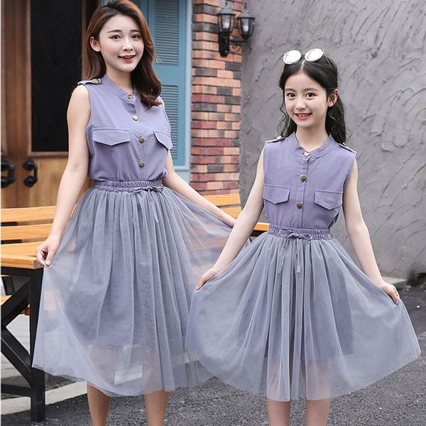 mother daughter mesh shirt skirt set summer sleeveless mommy and me family dress family matching clothes family look outfits, Blue
mother daughter mesh shirt skirt set summer sleeveless mommy and me family dress family matching clothes family look outfits, Blue