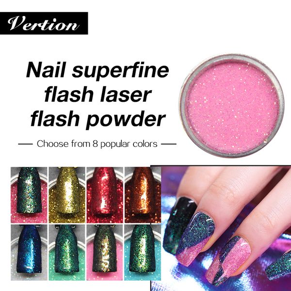 verntion rainbow holographic nail glitter chrome nail pigment diy 8 color glitter manicure shiny design for art, Silver;gold
verntion rainbow holographic nail glitter chrome nail pigment diy 8 color glitter manicure shiny design for art, Silver;gold