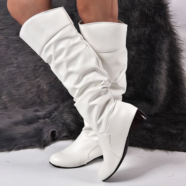winter women thigh high heels knight boot leather faux suede slim fur wedges rubber platform punk black ladies shoes botas mujer
winter women thigh high heels knight boot leather faux suede slim fur wedges rubber platform punk black ladies shoes botas mujer