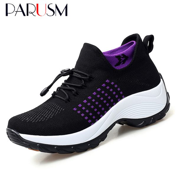 2019 autumn women flat platform sneakers for women breathable mesh sneakers shoes spring ladies laces for sock, Black
2019 autumn women flat platform sneakers for women breathable mesh sneakers shoes spring ladies laces for sock, Black