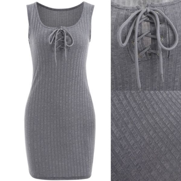 casual dresses women's bandage bodycon sleeveless evening party club short mini dress, Black;gray
casual dresses women's bandage bodycon sleeveless evening party club short mini dress, Black;gray