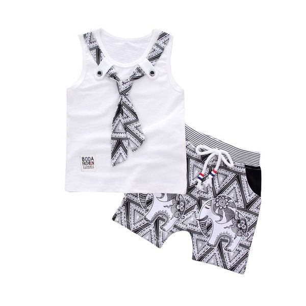 boys leisure vacation clothing cartoon kids boy clothing set t-shit+cotton pants children summer boys tie clothes 2pcs, White
boys leisure vacation clothing cartoon kids boy clothing set t-shit+cotton pants children summer boys tie clothes 2pcs, White
