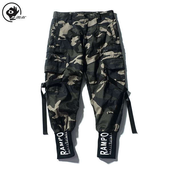 little raindrop hip hop man camouflage side pockets loose style men's sweatpants fashion 2020 high street casual pants male, Black
little raindrop hip hop man camouflage side pockets loose style men's sweatpants fashion 2020 high street casual pants male, Black