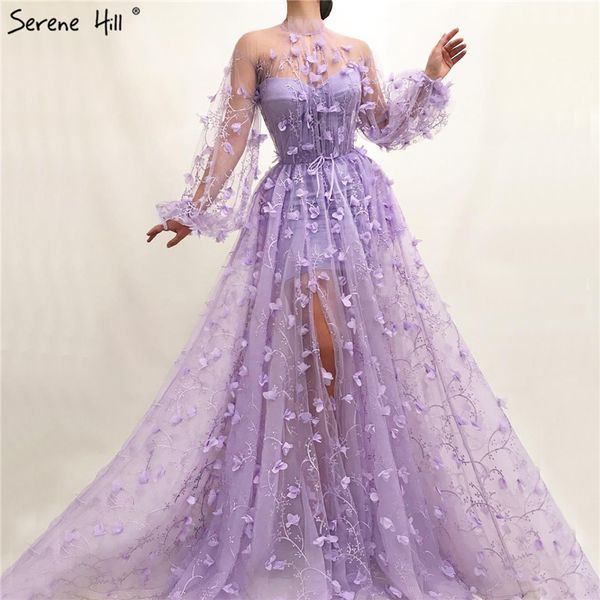 party dresses purple perspective long sleeve evening high neck handmade flowers gowns 2021 serene hill la60950, White;black
party dresses purple perspective long sleeve evening high neck handmade flowers gowns 2021 serene hill la60950, White;black