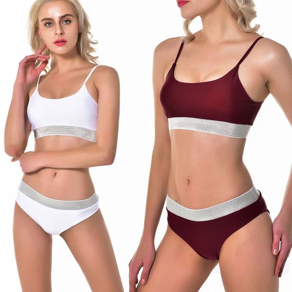 swimsuit swimwear swimming bikini set beachwear with sequins belt polyester elastic beach wear women bra women's fashion, White;black
swimsuit swimwear swimming bikini set beachwear with sequins belt polyester elastic beach wear women bra women's fashion, White;black