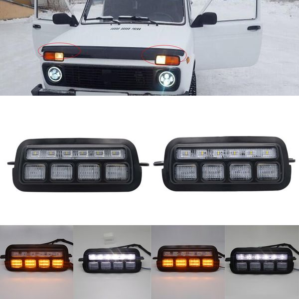 pair car styling accessories led daytime running lights for lada niva 4x4 1995 + with running turn signal light lamp drl
pair car styling accessories led daytime running lights for lada niva 4x4 1995 + with running turn signal light lamp drl