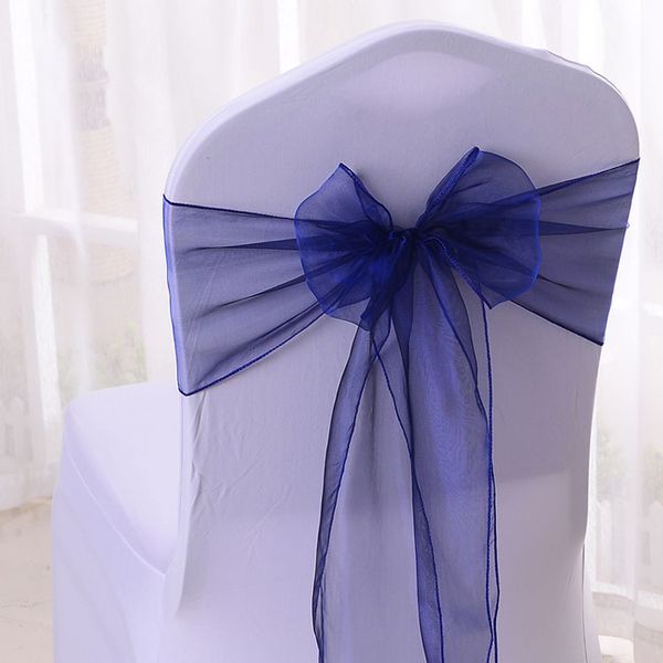 100pcs navy blue wedding chair cover ties crystal organza chair bow sashes for party event banquet decoration
100pcs navy blue wedding chair cover ties crystal organza chair bow sashes for party event banquet decoration