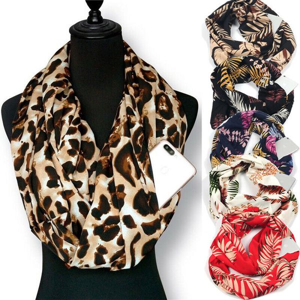 fashion women winter convertible infinity scarf with pocket loop zipper pocket scarve 2019 beachwear floral leopard print wraps, Blue;gray
fashion women winter convertible infinity scarf with pocket loop zipper pocket scarve 2019 beachwear floral leopard print wraps, Blue;gray