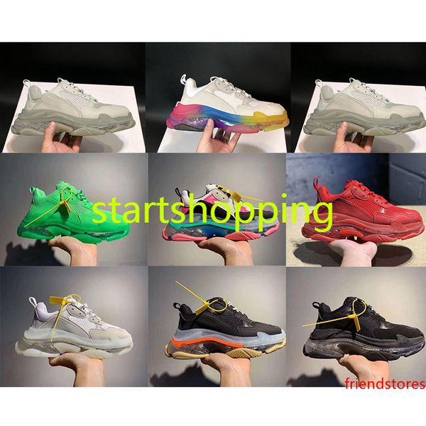 2020 paris 17fw green crystal bottom triple-s running shoes clear sole dad shoes platform shoes for men vintage kanye old grandpa trainer
2020 paris 17fw green crystal bottom triple-s running shoes clear sole dad shoes platform shoes for men vintage kanye old grandpa trainer