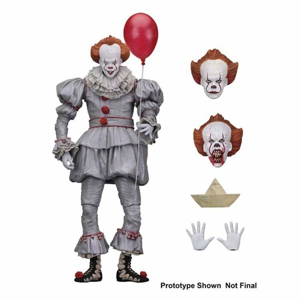 new 18cm 7inch neca stephen king's it pennywise joker clown pvc action figure toys dolls halloween day christmas gift
new 18cm 7inch neca stephen king's it pennywise joker clown pvc action figure toys dolls halloween day christmas gift