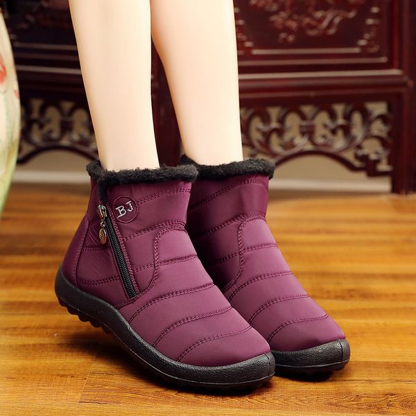 women boots nice winter shoes snow boots for woman botas mujer waterproof winter female booties plus size, Black
women boots nice winter shoes snow boots for woman botas mujer waterproof winter female booties plus size, Black