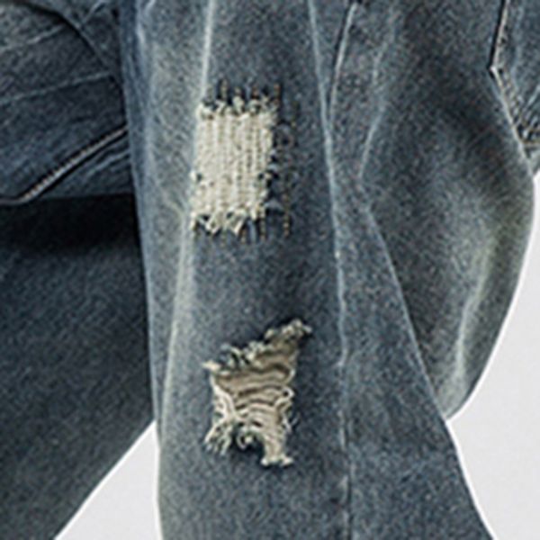 2019 new fashion section pants casual men's hollow jeans overall leisure comfortable trousers z821, Black
2019 new fashion section pants casual men's hollow jeans overall leisure comfortable trousers z821, Black