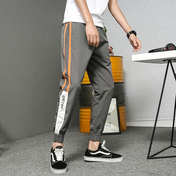 2019 outdoor striped small feet elastic waist teenagers hiking camping students joggers harem pants men, Black;green
2019 outdoor striped small feet elastic waist teenagers hiking camping students joggers harem pants men, Black;green