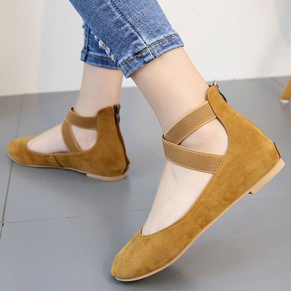 women elastic straps single shoes fashion round toe shallow flats new spring autumn casual slip-on shoes ladies women, Black
women elastic straps single shoes fashion round toe shallow flats new spring autumn casual slip-on shoes ladies women, Black