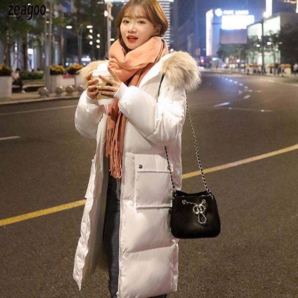 women casual solid coat long sleeve hooded pockets zipper black/white winter down jacket outwear
women casual solid coat long sleeve hooded pockets zipper black/white winter down jacket outwear