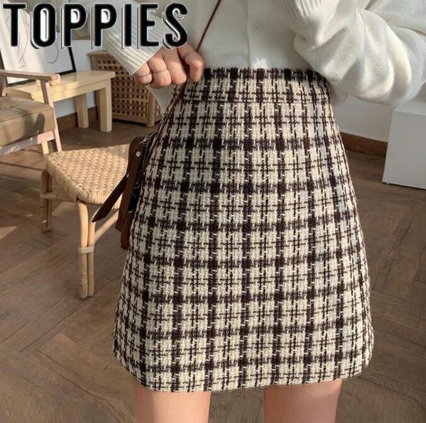 2019 autumn lattice woolen skirts womens high waist a word mini skirt streetwear, Black;gray
2019 autumn lattice woolen skirts womens high waist a word mini skirt streetwear, Black;gray