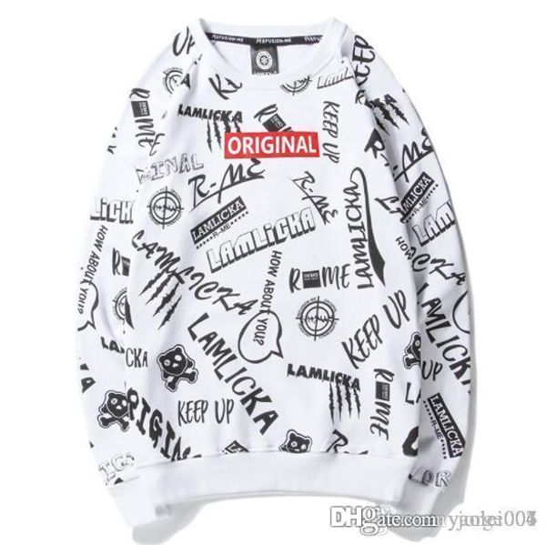 brand design trend spring full of letters printing round neck long sleeve tide male loose casual t-shirt large size pullover top, Black
brand design trend spring full of letters printing round neck long sleeve tide male loose casual t-shirt large size pullover top, Black