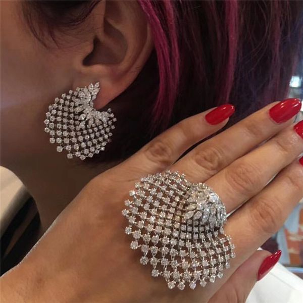 ahmed fashion bohemian full rhinestone gold silver shell earring&ring set for women new trend statement jewelry set gifts
ahmed fashion bohemian full rhinestone gold silver shell earring&ring set for women new trend statement jewelry set gifts