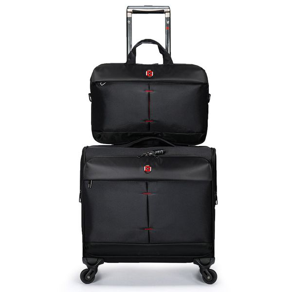 luggage travel suitcase with handbag men women trolley luggage bag nylon 16 inch set black rolling
luggage travel suitcase with handbag men women trolley luggage bag nylon 16 inch set black rolling