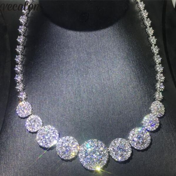 vecalon dexule waltz necklace white gold filled 5a cz evening party necklaces for women bridal wedding accessories jewelry, Black
vecalon dexule waltz necklace white gold filled 5a cz evening party necklaces for women bridal wedding accessories jewelry, Black