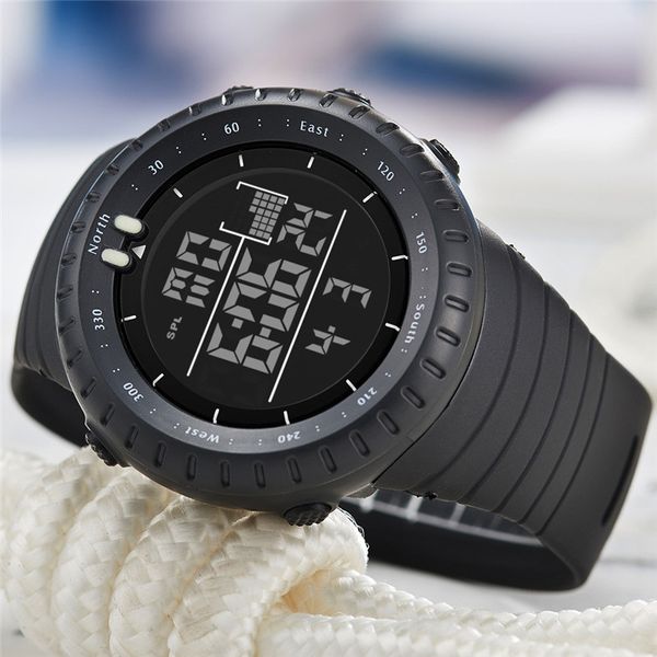 men sports watches 50 meters waterproof digital led watch for men fashion casual electronics wrist watches, Slivery;brown
men sports watches 50 meters waterproof digital led watch for men fashion casual electronics wrist watches, Slivery;brown